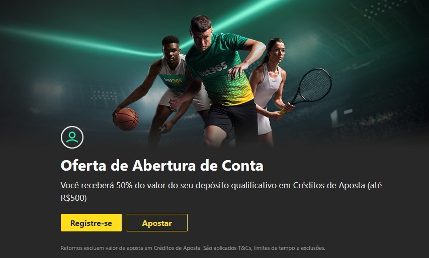 Bônus Inicial da Bet365 para 2024.