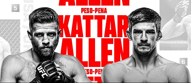 Calvin Kattar x Arnold Allen pelo UFC - Foto: Facebook/UFCBrasil
