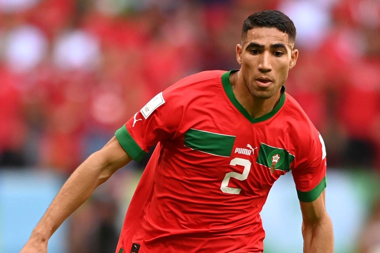 Achraf Hakimi é um dos bons nomes do Marrocos - Foto: Facebook.com/fifaworldcup