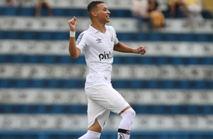 Deivid foi o primeiro a marcar com a camisa do Santos na Copinha