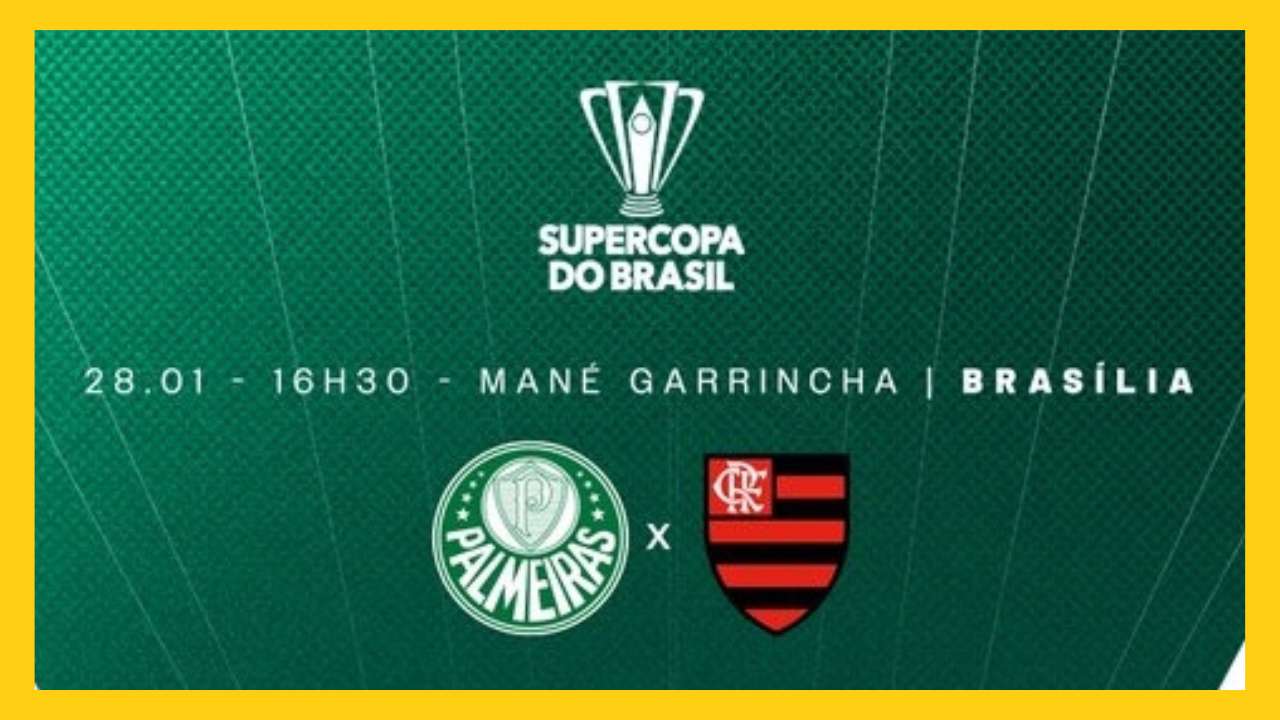 Palmeiras x Flamengo pela Supercopa do Brasil - Foto: Twitter.com/Palmeiras