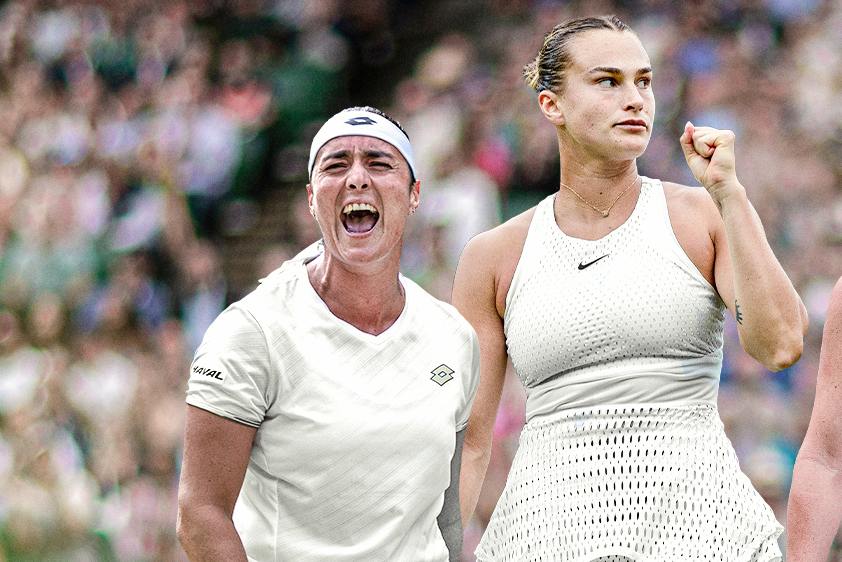 Ons Jabeur x Aryna Sabalenka em Wimbledon - Foto: Facebook.com/wimbledon
