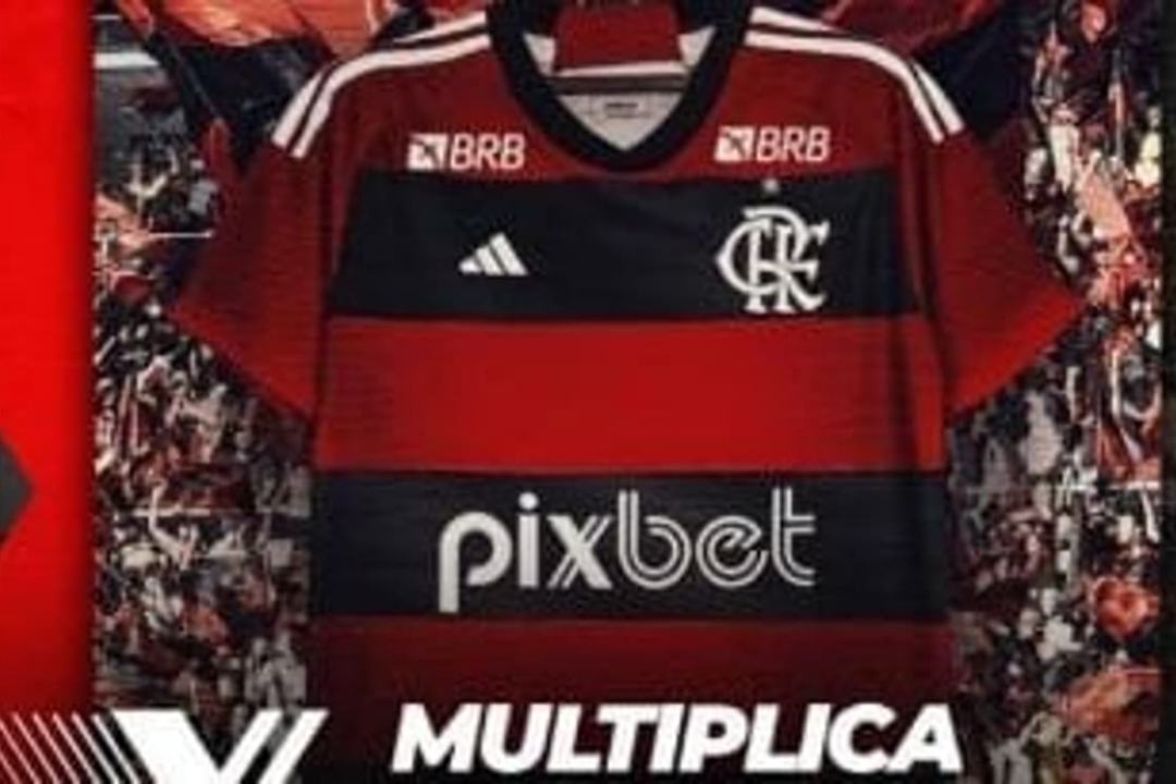 Pixbet agora é master do Flamengo - Reprodução/PixBet