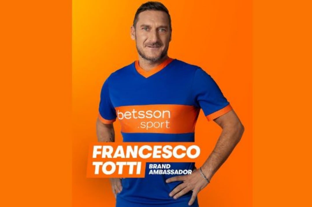 Totti é o noso embaixador da Betsson - Foto: Divulgação/instagram @betsson_group
