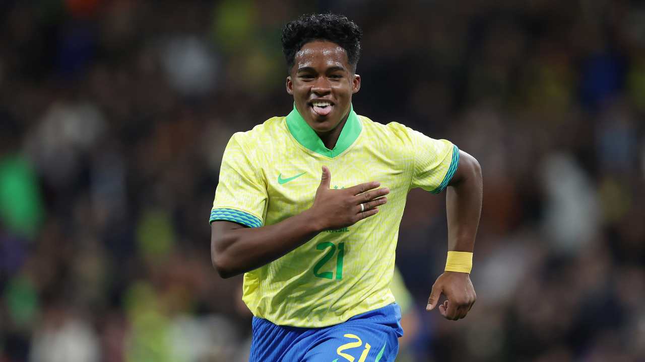 endrick-selecao-brasileira Endrick brilhou na seleção brasileira.