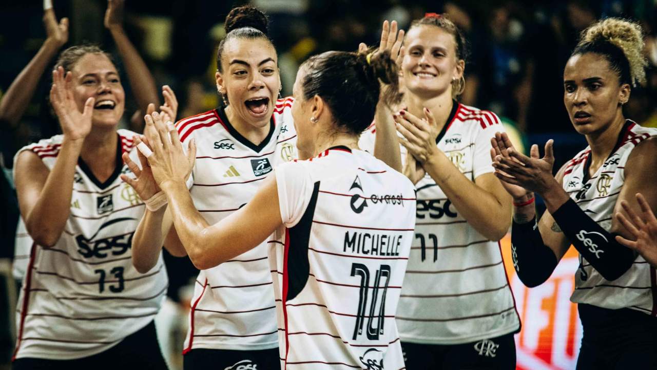 sesc-flamengo-volei-feminino Sesc Flamengo teve melhor campanha na 1ª fase.