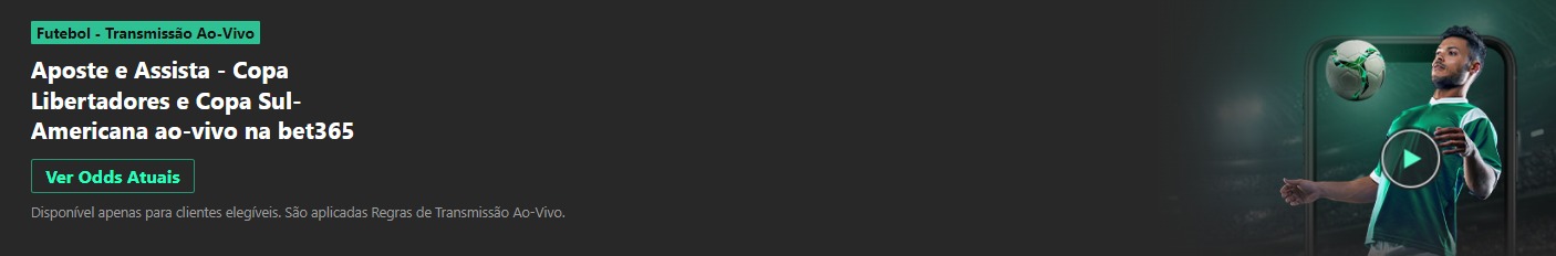 banner-bet365-libertadores -ao-vivo Bet365 Streaming Copa Libertadores