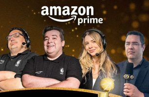 Equipe para a transmissão das finais da NBA.