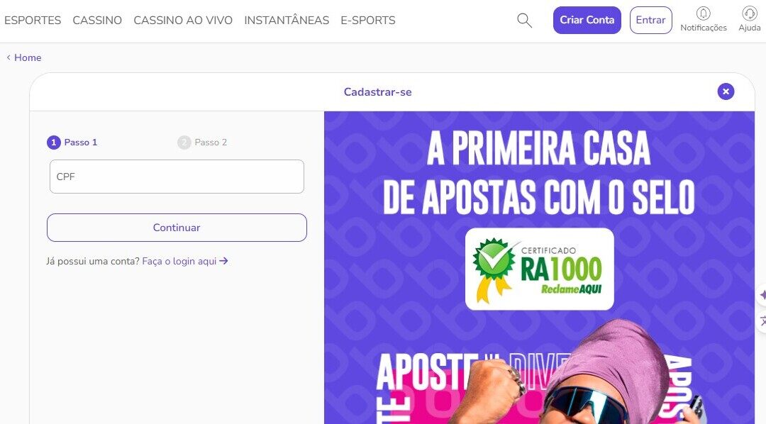 betsul-cadastro Faça seu cadastro na Betsul