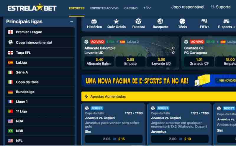 estrela-bet-esporte-inical Estrela Bet Apostas Esportivas - Reprodução/ GOAPostas