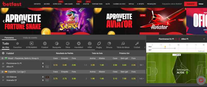 Como fazer uma aposta ao vivo na Betfast - Reprodução/ GO Apostas