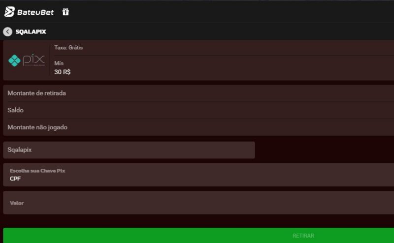 Na Bateu Bet o número de saques são ilimitados - Reprodução/ GO Apostas