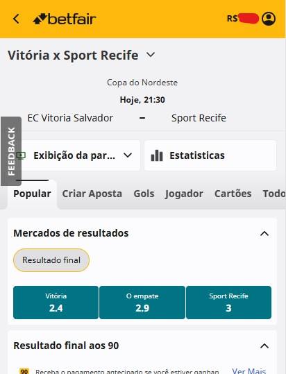 betfair-apostas-futebol Como fazer apostas na Betfair - Foto: Reprodução/ GO Apostas