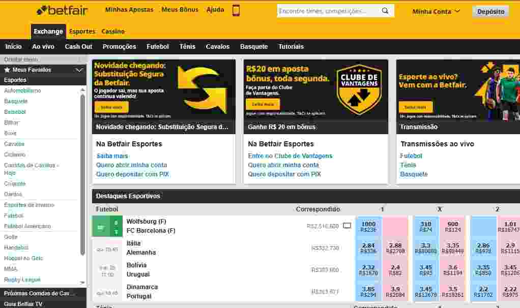 betfair-exchange Betfair Exchange, a Bolsa de Apostas da Betfair - Foto: Reprodução/ GO Apostas