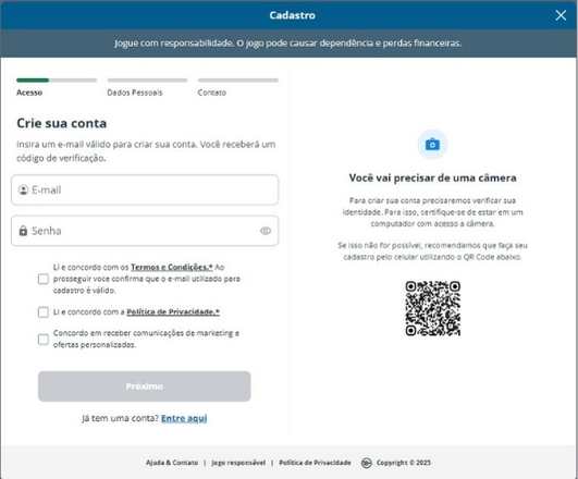 Site de apostas Sportingbet cadastro