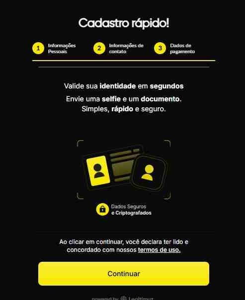 Necessário verificar conta BetBoom - Reprodução/ GO Apostas