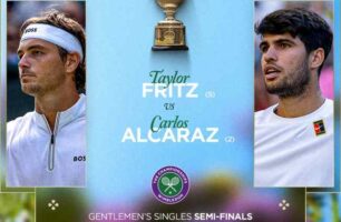 Taylor Fritz x Carlos Alcaraz palpite - Foto: Divulgação/Wimbledon